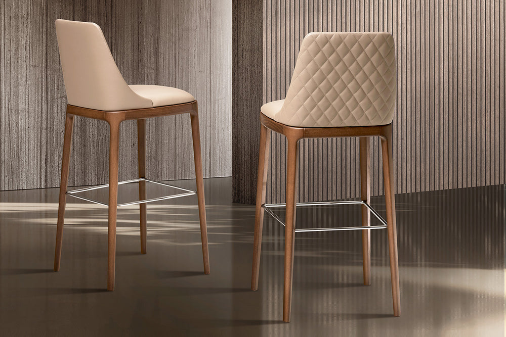 Max Wood Bar Stool Bar + Counter Stools Eforma
