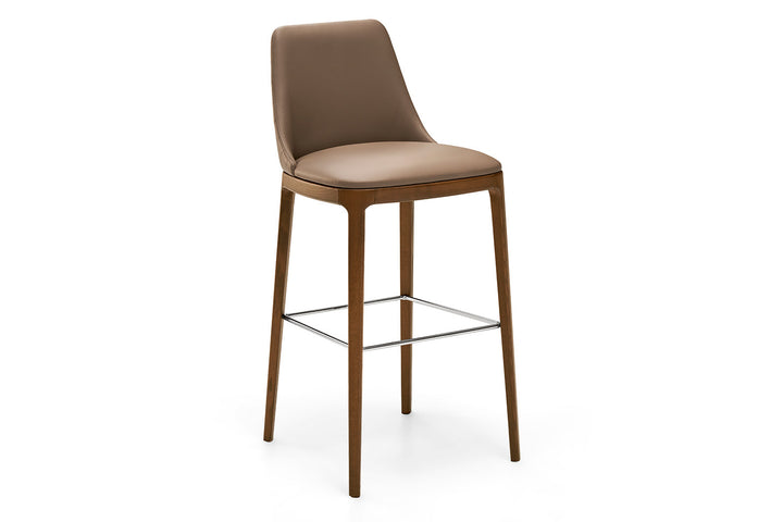 Max Wood Bar Stool Bar + Counter Stools Eforma