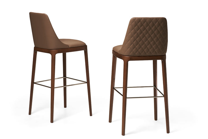 Max Wood Bar Stool Bar + Counter Stools Eforma