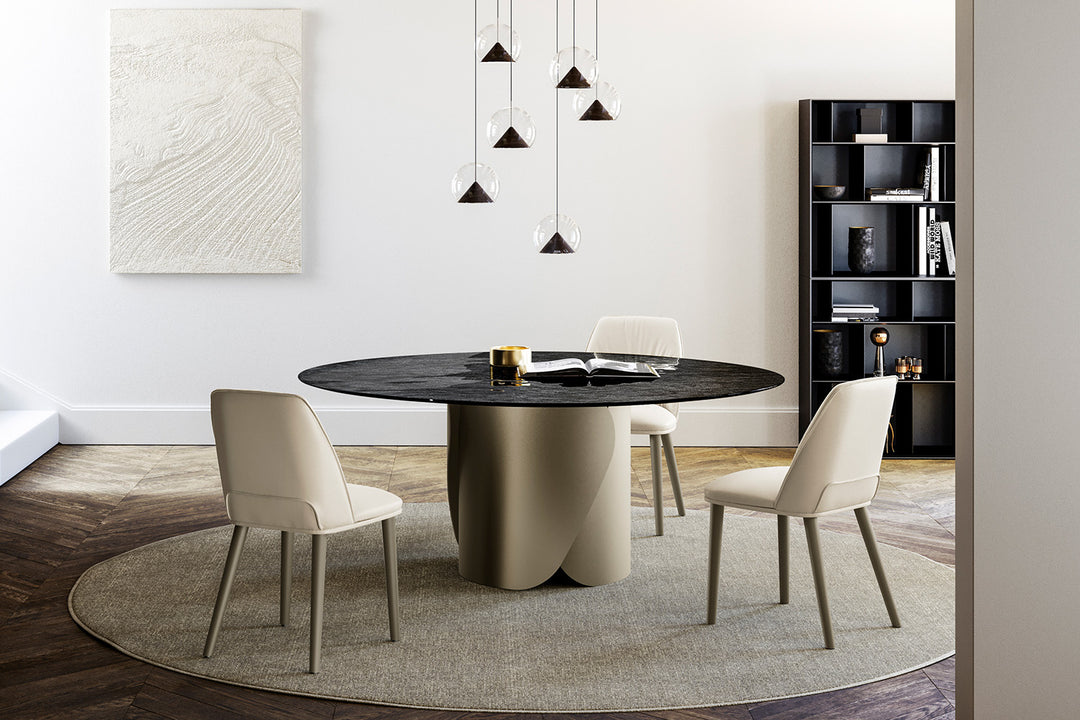Onda Round Dining Table Dining Tables Eforma