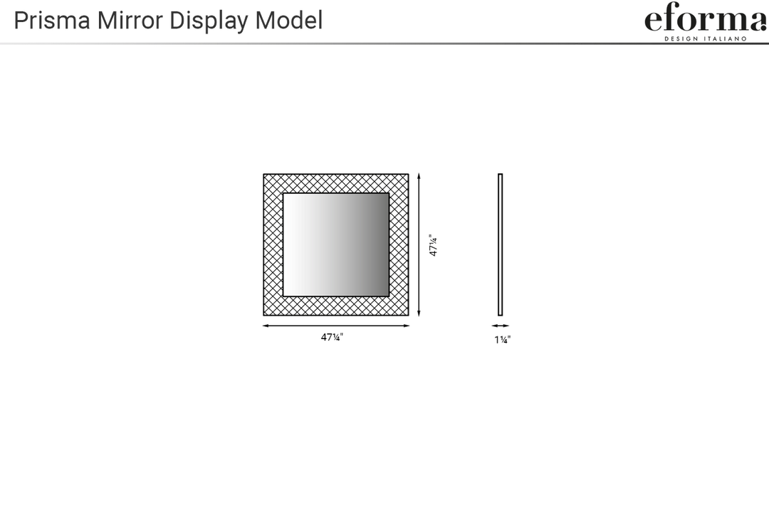 Prisma Mirror Display Model Showroom Displays Eforma