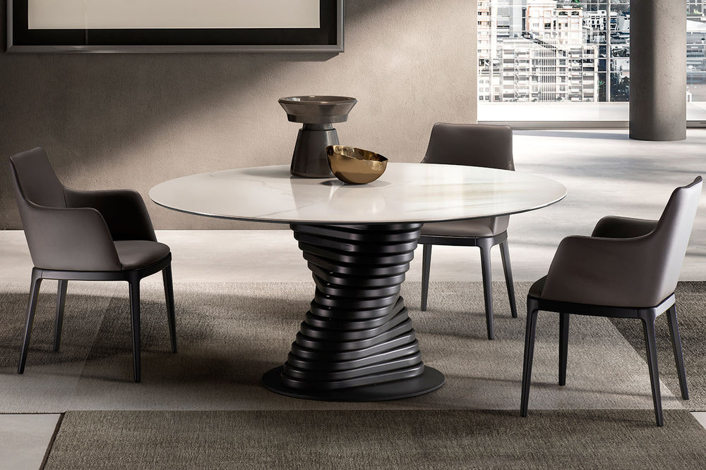 Rotolo Round Dining Table Dining Tables Eforma