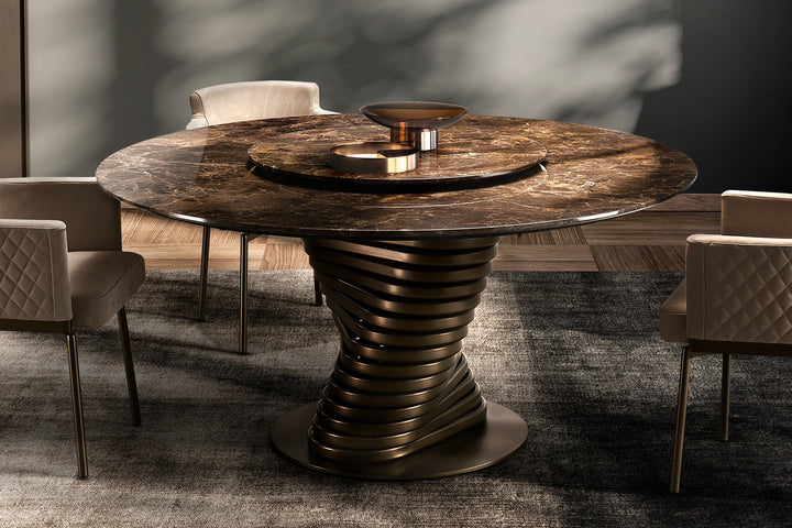 Rotolo Round Dining Table Dining Tables Eforma