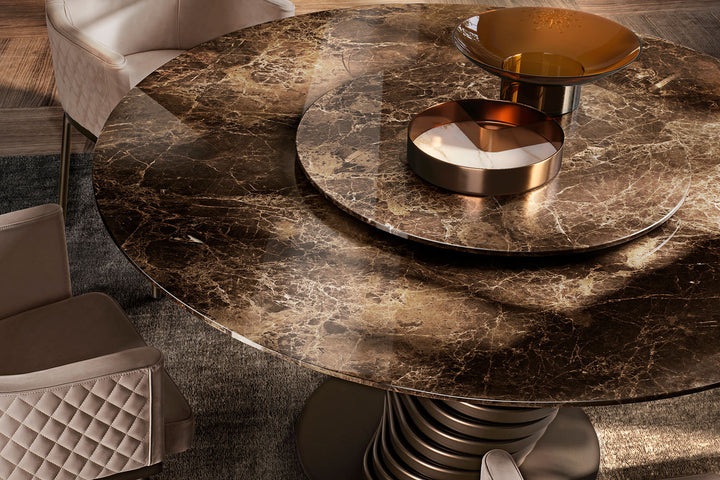 Rotolo Round Dining Table Dining Tables Eforma