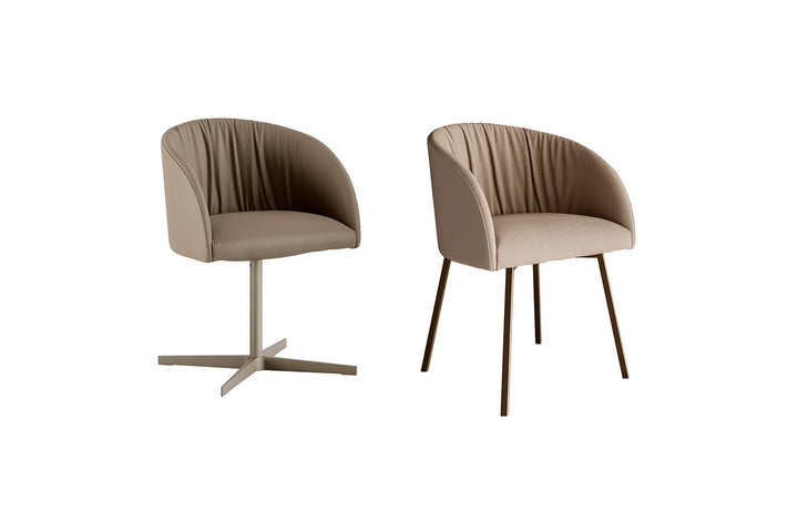 Vulcano Swivel Dining Chair Dining Chairs Eforma