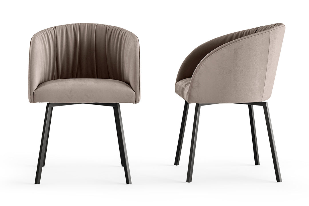 Vulcano Swivel Dining Chair Dining Chairs Eforma