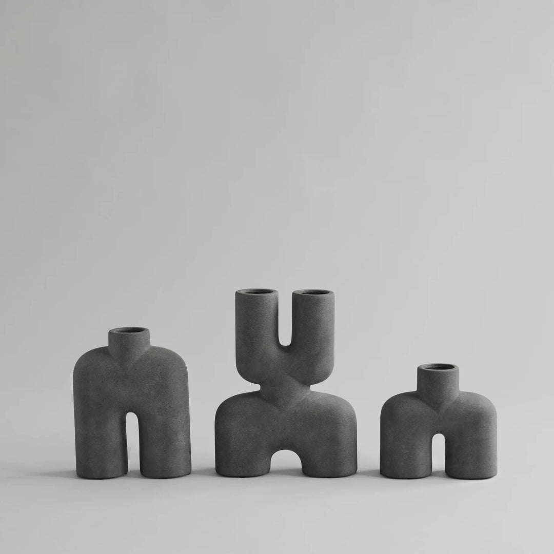 Cobra Tall, Mini - Dark Grey Vases 101 Copenhagen   