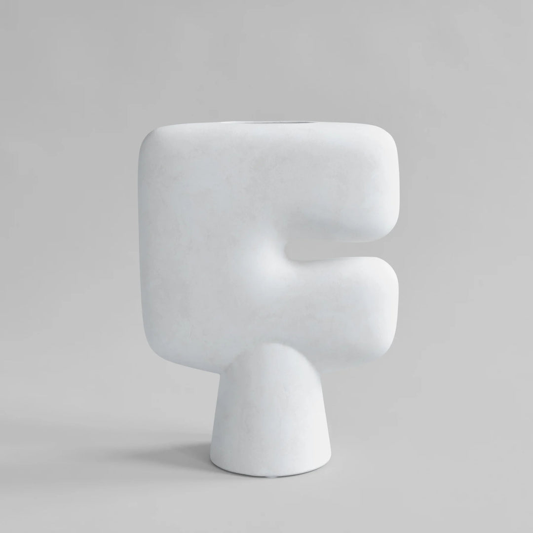 Tribal Vase, Big - Bone White Vases 101 Copenhagen   