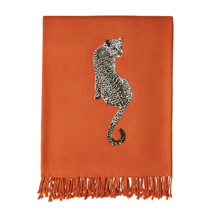 Leopard Embellished Throw Jonathan Adler Default Title