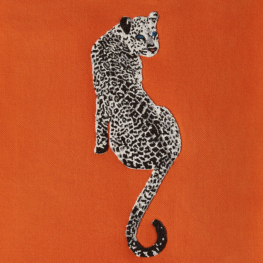 Leopard Embellished Throw Jonathan Adler