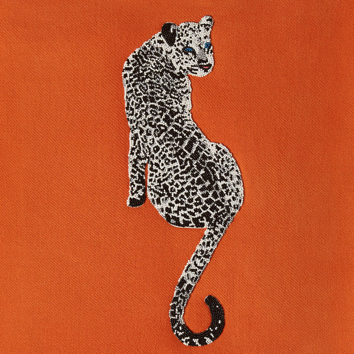 Leopard Embellished Throw Jonathan Adler