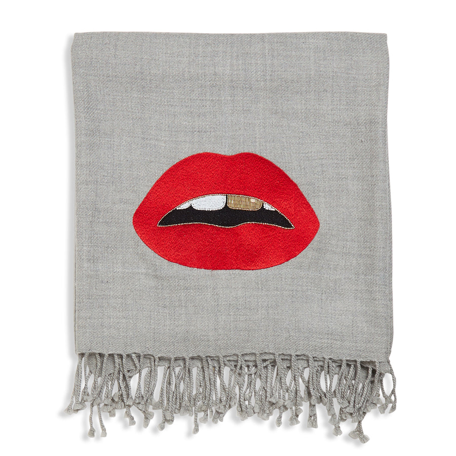 Lips Embellished Throw Jonathan Adler Default Title