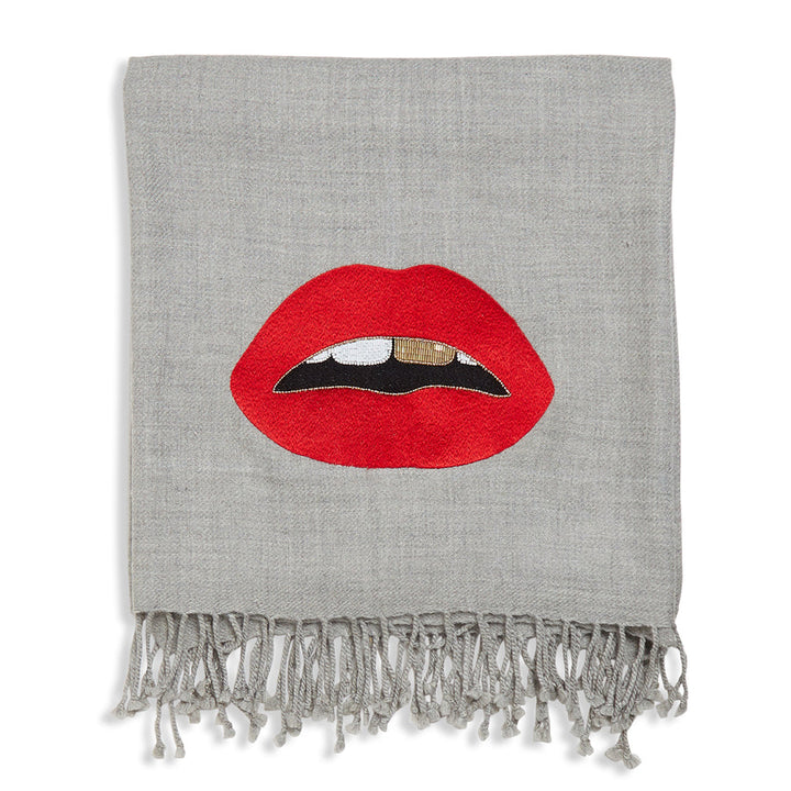 Lips Embellished Throw Jonathan Adler Default Title