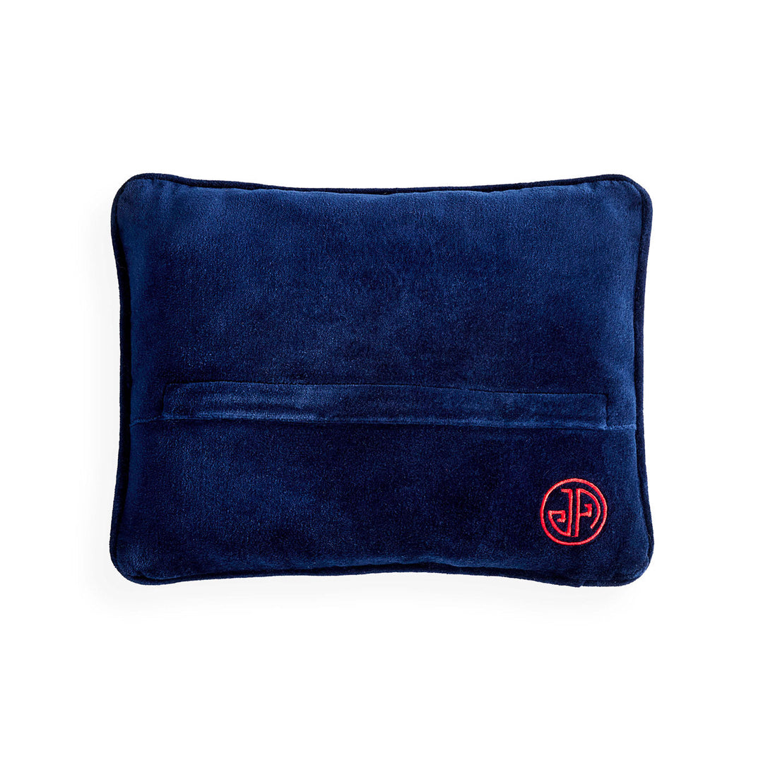 Enfant Terrible Needlepoint Pillow Jonathan Adler