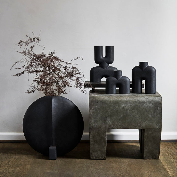 Cobra Double, Mini - Black Vases 101 Copenhagen   