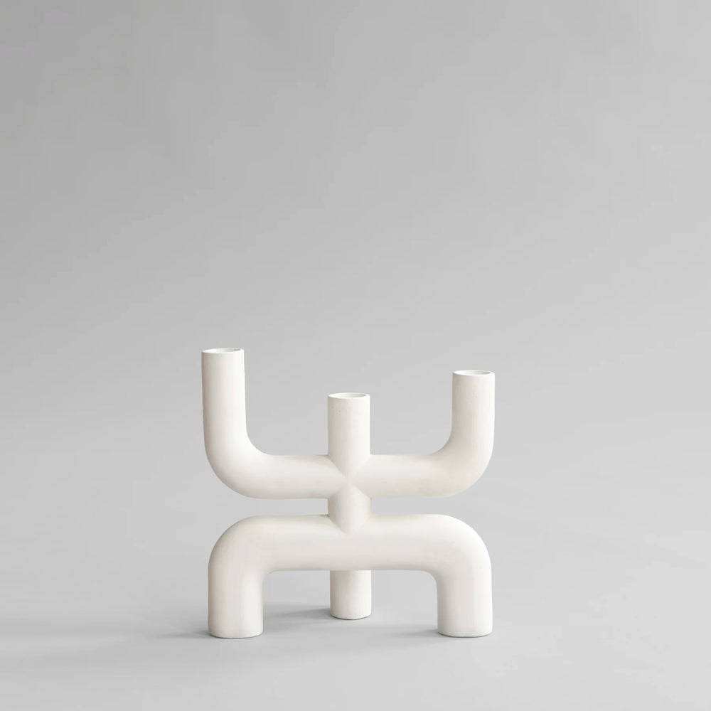 Cobra Candle Holder - Bone White Vases 101 Copenhagen   