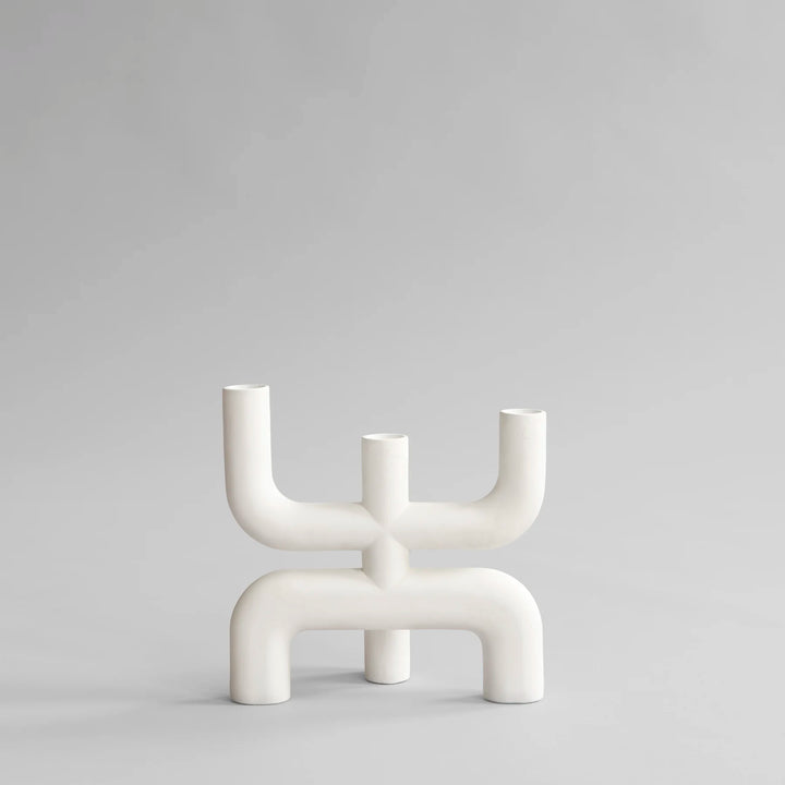 Cobra Candle Holder - Bone White Vases 101 Copenhagen   