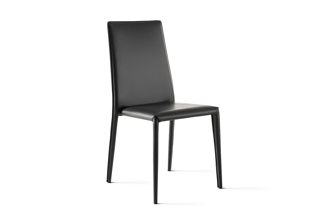 Eral Hard Leather Dining Chair Bonaldo