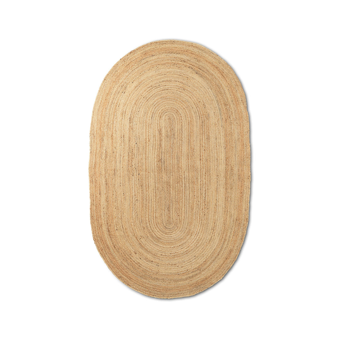 Eternal Oval Jute Rug Rugs Ferm Living Small: 55.1 in width