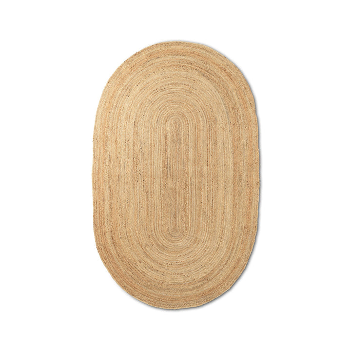 Eternal Oval Jute Rug Rugs Ferm Living Small: 55.1 in width