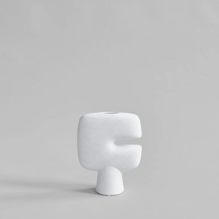 Tribal Vase, Mini - Bone White Vases 101 Copenhagen   