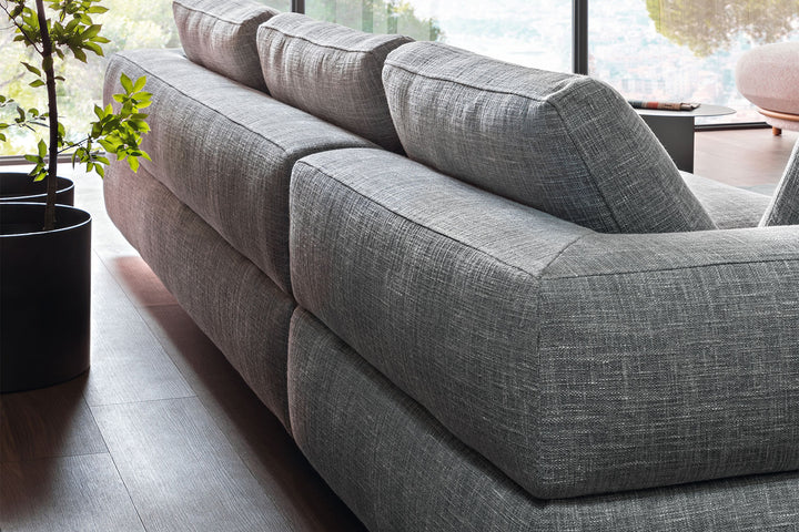 Ever More Corner Sectional Sofa with Peninsula Bonaldo