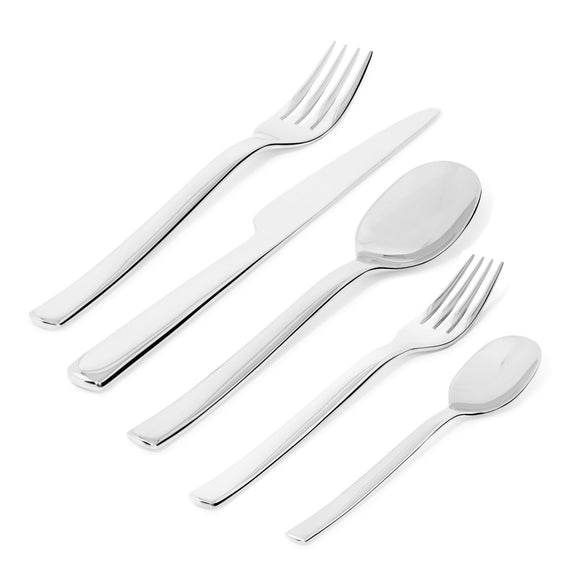 Ovale 5 Piece Cutlery Set Flatware Alessi