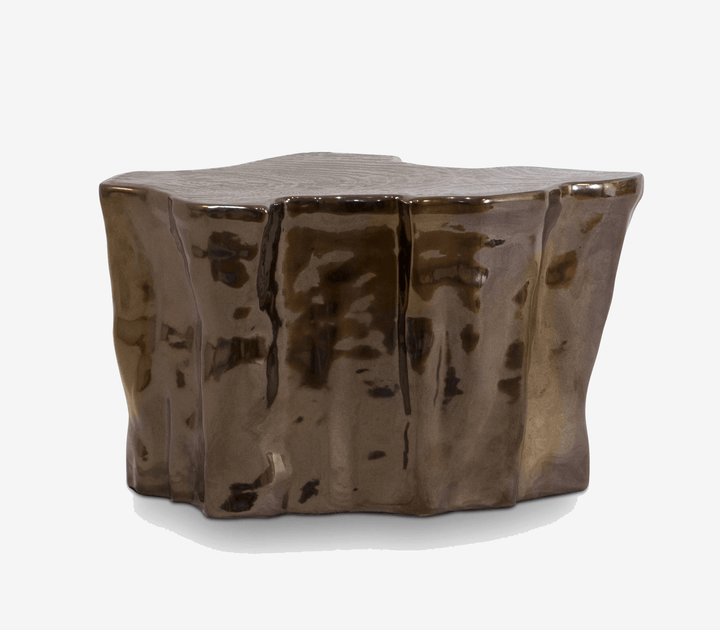 Eden Ceramic Silver Side Table  Boca Do Lobo   
