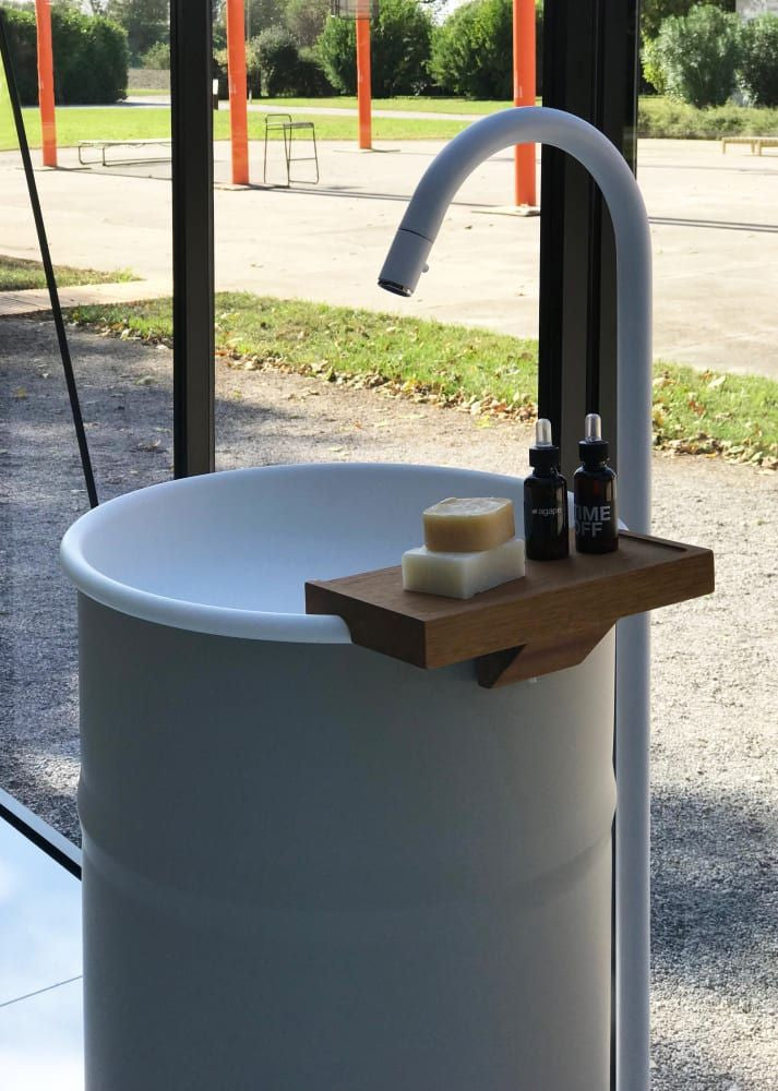 Agape Vieques Outdoor Freestanding Sink F Agape