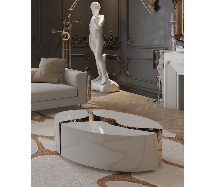 Lapiaz Oval Center Table  Boca Do Lobo   