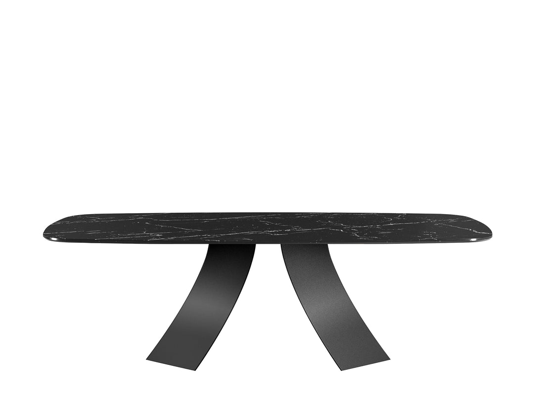 TWIST MARBLE TOP DINING TABLE Tables Eforma   