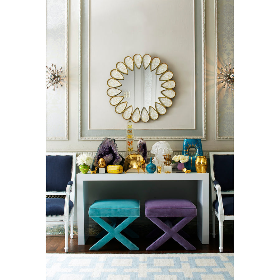 Petal Grey Mirror Jonathan Adler