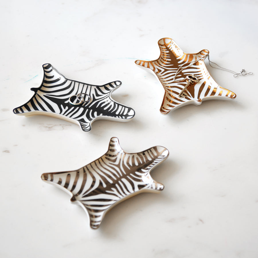 Zebra Stacking Dish Jonathan Adler