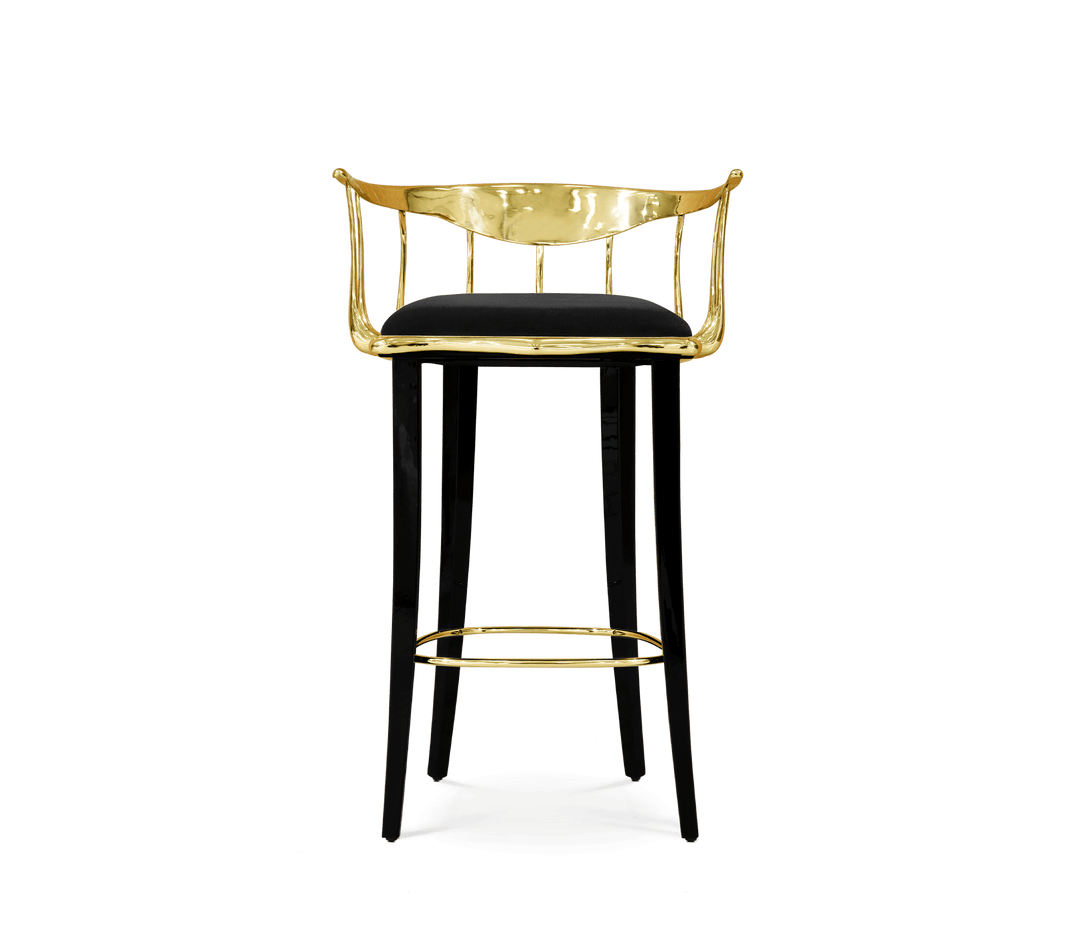 Nº 11 Bar Stool  Boca Do Lobo Black  