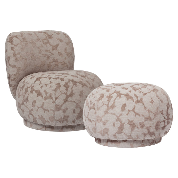 Rico Piccolo Lounge Chair Chairs Ferm Living Cilla Taupe Matching Pouf Without Swivel
