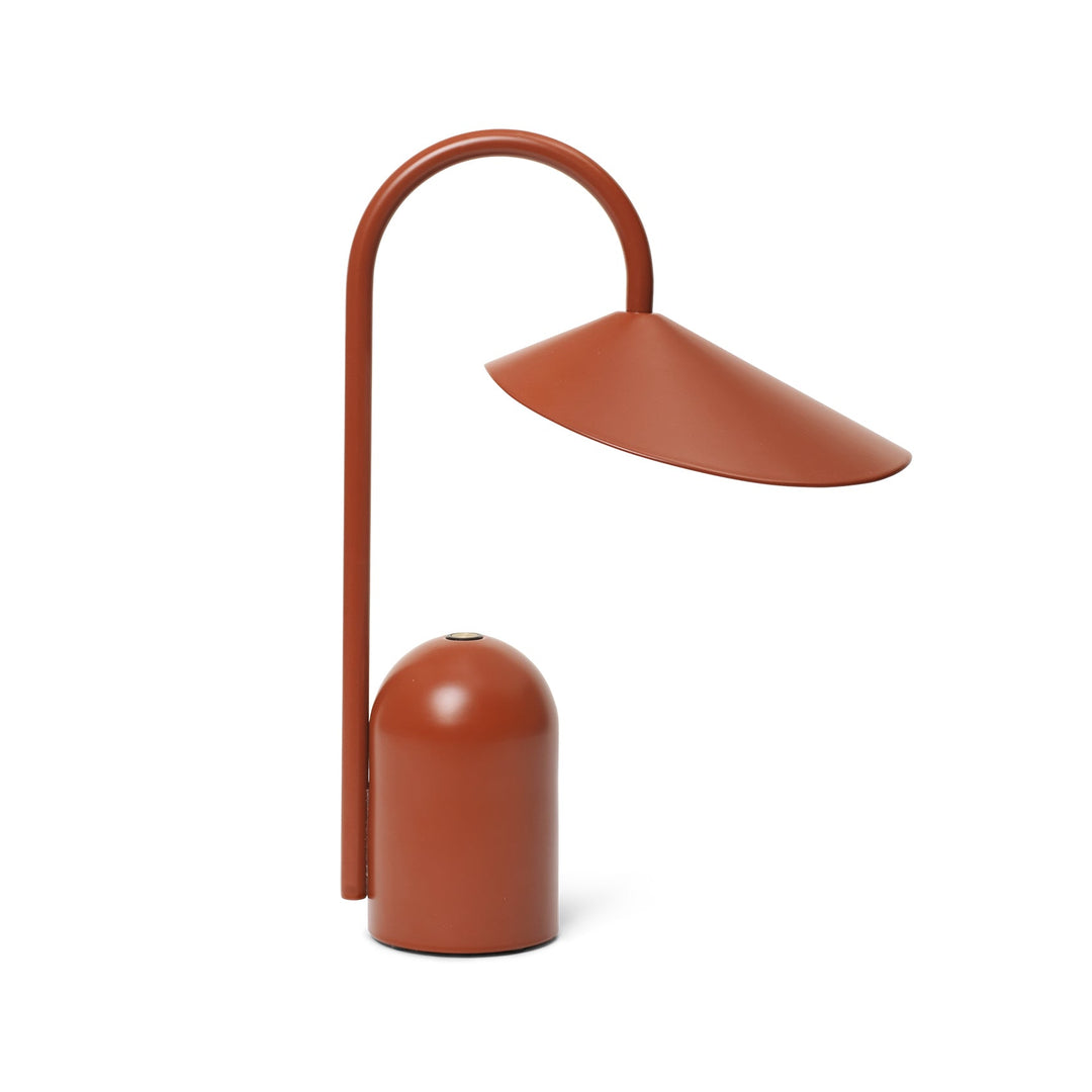 Arum Portable Table Lamp Table Lamps Ferm Living Oxide Red