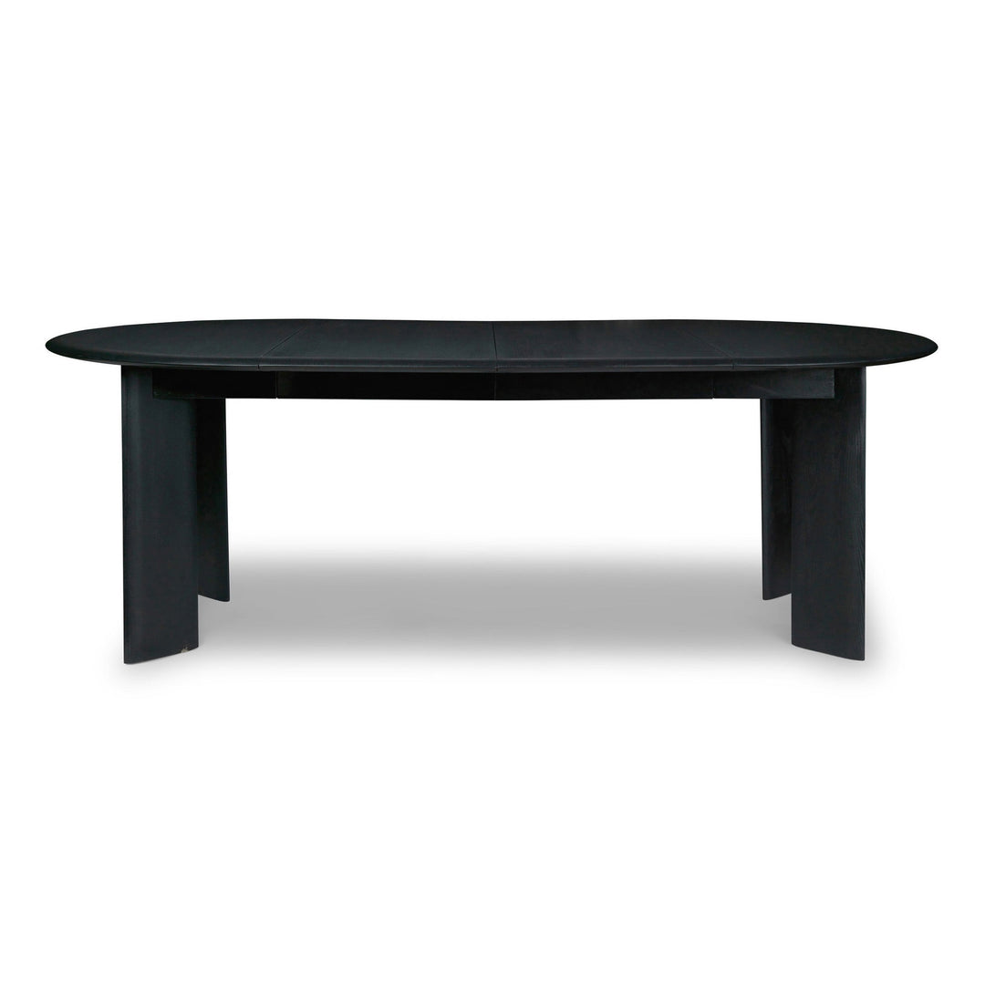 Bevel Extendable Dining Table Kitchen & Dining Room Tables Ferm Living Black Oiled Beech