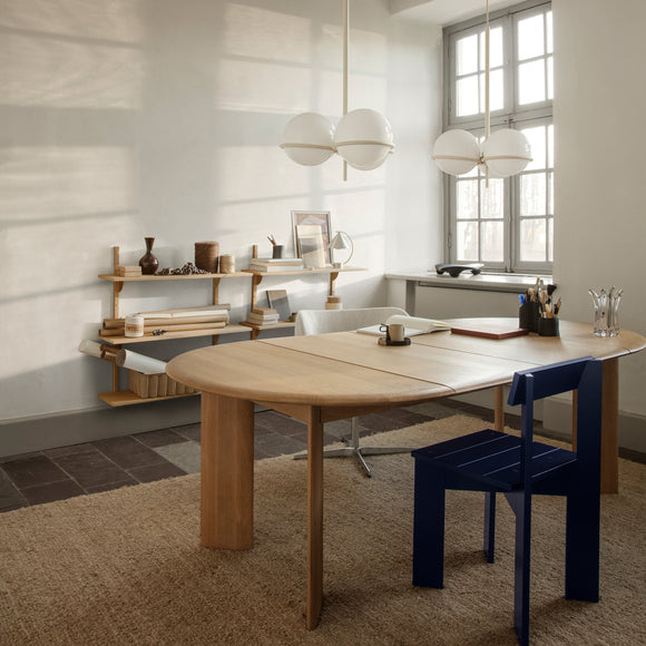 Bevel Extendable Dining Table Kitchen & Dining Room Tables Ferm Living