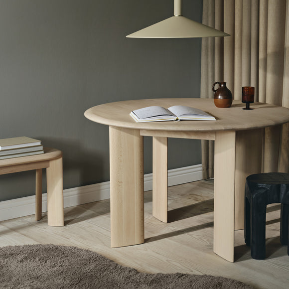 Bevel Extendable Dining Table Kitchen & Dining Room Tables Ferm Living