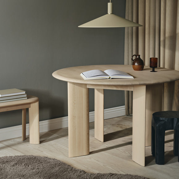 Bevel Round Dining Table Tables Ferm Living