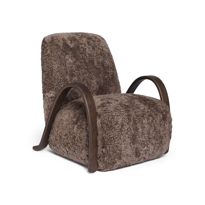 Buur Lounge Chair Chairs Ferm Living Sheepskin / Sahara