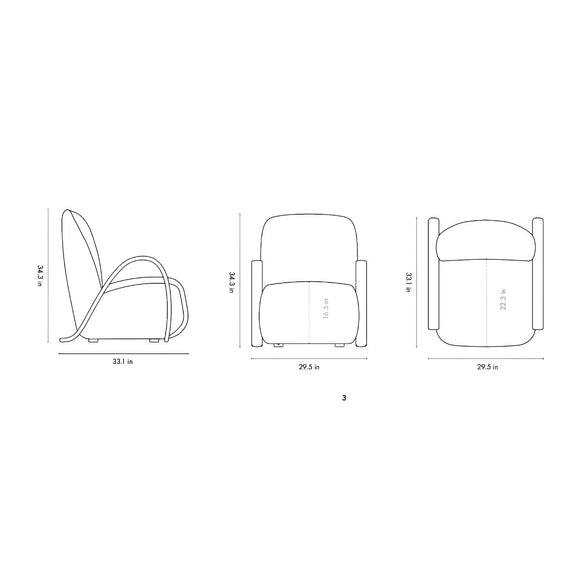 Buur Lounge Chair Chairs Ferm Living