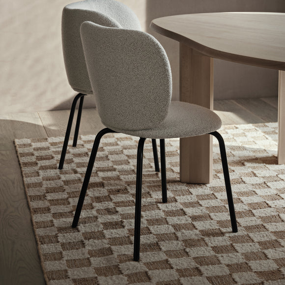 Check Wool Jute Rug Rugs Ferm Living