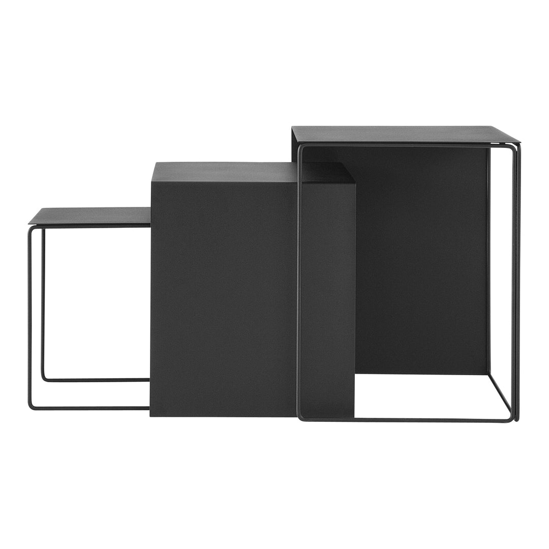 Cluster Tables (Set of 3) Accent Tables Ferm Living Black