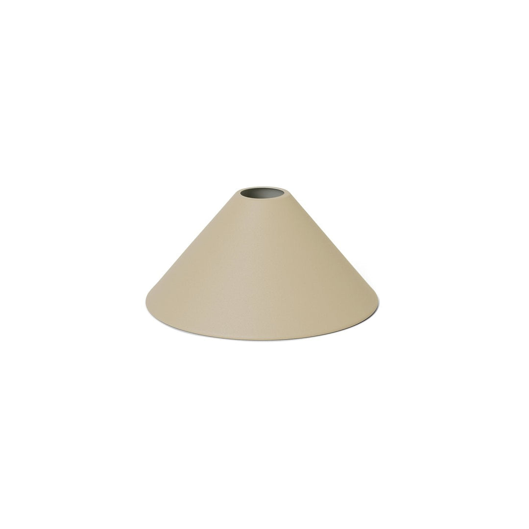 Cone Pendant Light Lighting Ferm Living Cashmere Brass Small: 8.7 in height