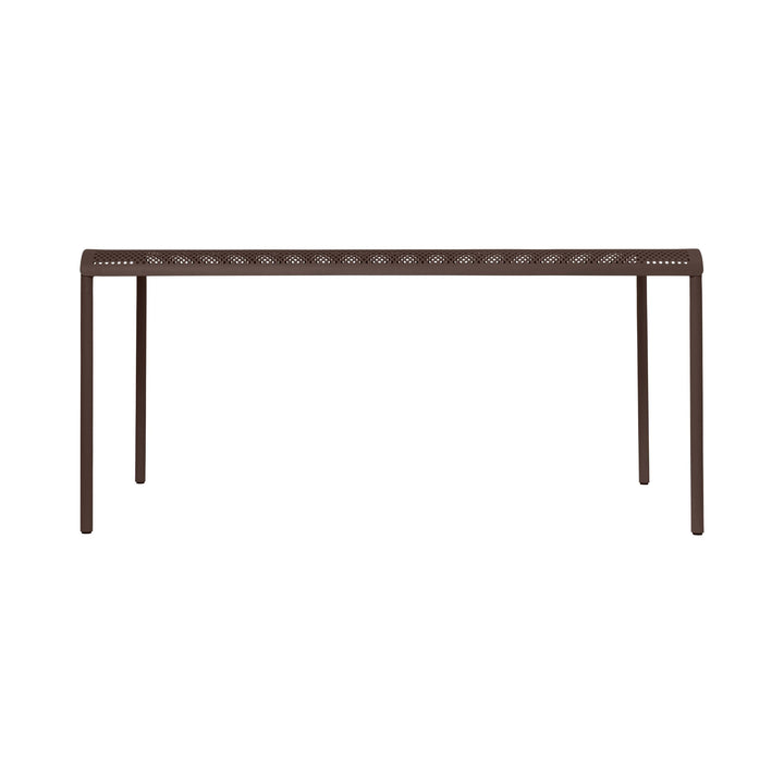 Dapple Rectangular Outdoor Dining Table Tables Ferm Living Dark Chocolate