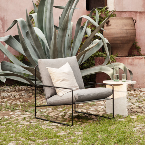 Desert Outdoor Cushioned Lounge Chair Outdoor Chairs Ferm Living
