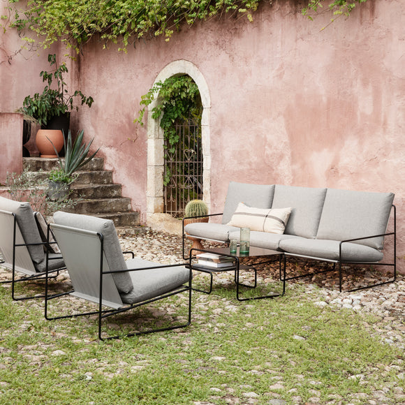 Desert Outdoor Cushioned Lounge Chair Outdoor Chairs Ferm Living