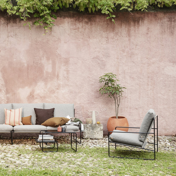 Desert Outdoor Cushioned Lounge Chair Outdoor Chairs Ferm Living