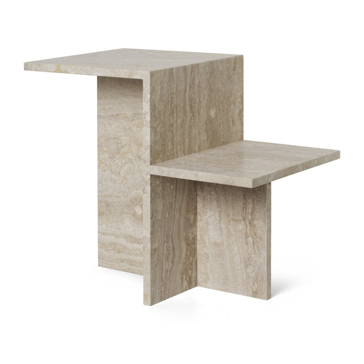 Distinct Side Table Accent Tables Ferm Living Travertine